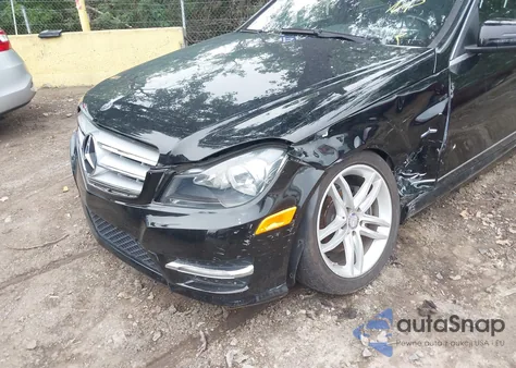 2012 Mercedes-Benz C 250 Luxury/Sport from USA, damaged, VIN WDDGF4HB8CA632100